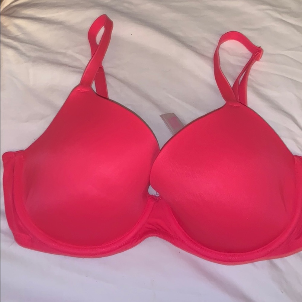 hot pink bra